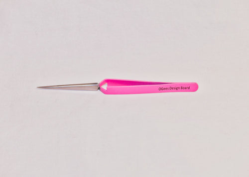Tweezers, Straight Tip Cross-Lock - OGeesSeedBeadingDesignBoard | Tool for beading designs with variety of stitches