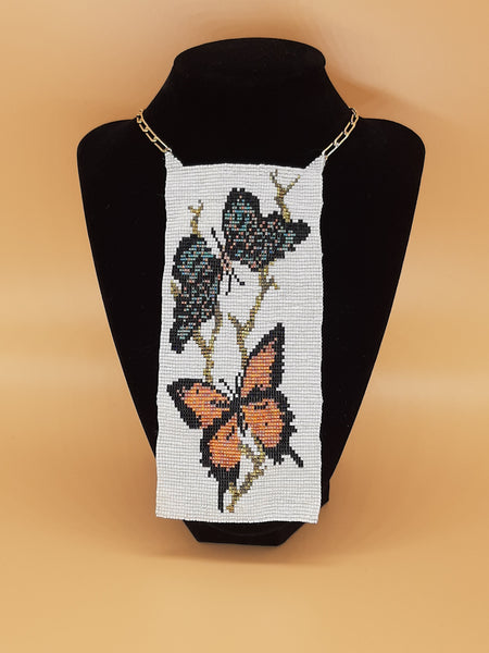 Butterflies Tapestry in 16/0 seed beads designed on OGees Design Board